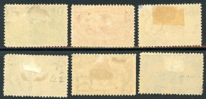 USAstamps Unused FVF US 1898 Trans-Mississippi Scott 285 - 290 OG MHR SCV $543