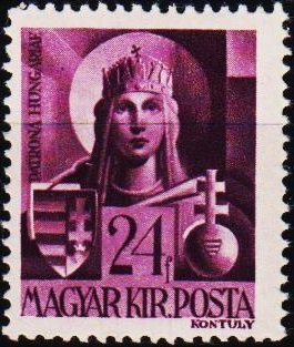 Hungary. 1943 24f S.G.743 Unmounted Mint