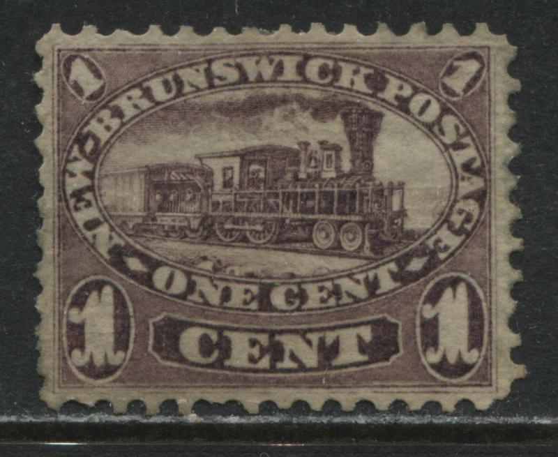 New Brunswick QV 1860 1 cent Train unused no gum