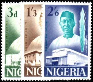 NIGERIA 1963 REPUBLIC DAY MNH**