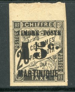 Martinique 1891 French Colony 15¢/20¢ Black Scott #24 Mint E99