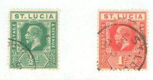 St. Lucia #65/76  Multiple