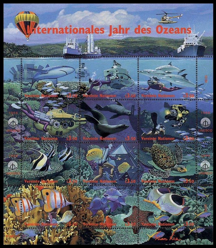 1998 UN Vienna 252-63KL Sea fauna 8,00 €