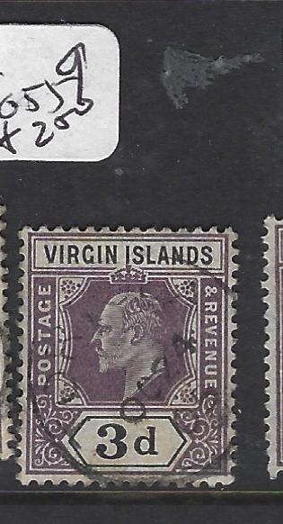 VIRGIN ISLANDS (P2105B)  KE 3D    SG 58    VFU 