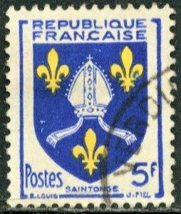 FRANCE #739 , USED - 1954 - FRAN437NS21