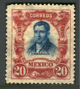 MEXICO 317 20cs INDEPENDENCE CENTENNIAL 1910 COMMEM UNUSED NG.