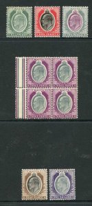 Malta SG45/63 1904 Selection Wmk Mult Crown CA M/M