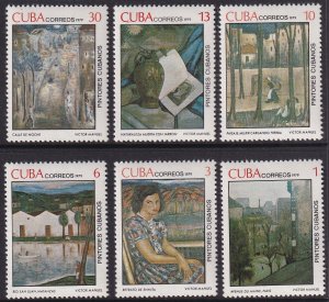 Sc# 2262 / 2267 Cuba 1979 Paintings complete set MNH CV: $2.95