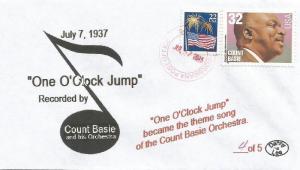 July 7, 1936 Count Basie Records One O'Clock Jump #3 of 5 Cachet Cover