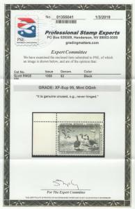 #RW25 Hunting Permit Mint XF-Superb NH SMQ $175. with PSE Certificate (GP2)
