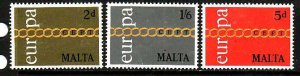 Malta-Sc#425-7- id10-unused VLH set-Europa-1971-