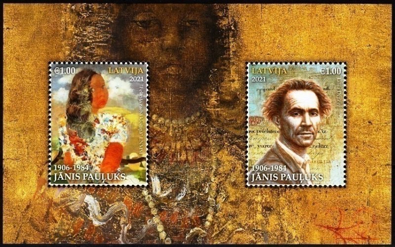 LATVIA 2021-16 ART Paintings: Janis Pauluks, MNH