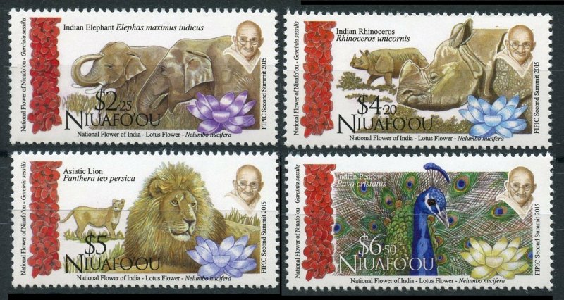 2016 Niuafo'ou 603-606 Animals in India 23,00 €