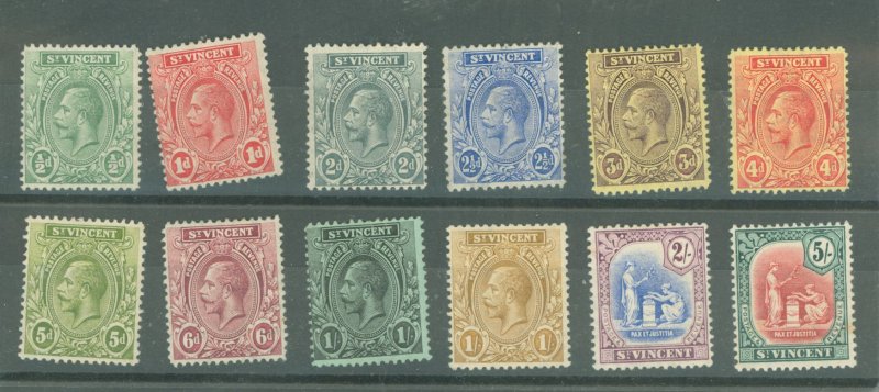 St. Vincent #104-115 Unused  (King)