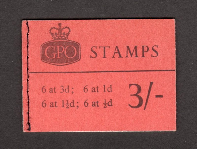 3/- BOOKLET MARCH 1965 Cat £35 