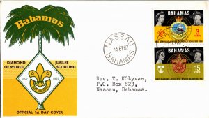 Bahamas, Worldwide First Day Cover, Scouts
