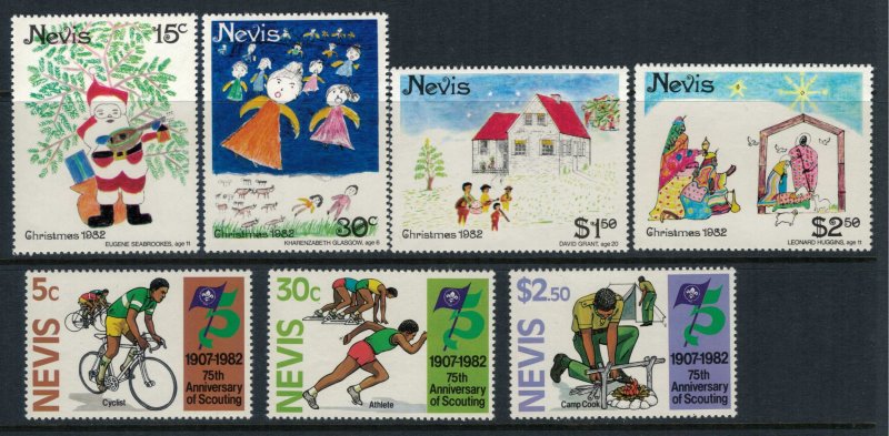 Nevis #156-62* NH  CV $3.55