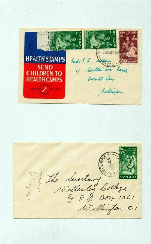 New Zealand 1940s/50s HEALTH Covers & FDC x 34 (Tro199