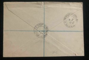 1944 Palestine British Field Post Airmail Cover To Johannesburg south Africa