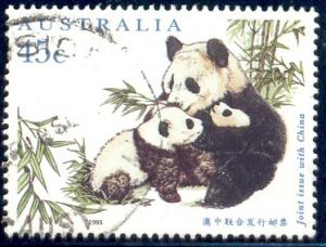 Wildlife, Pandas, Australia stamp SC#1459b used