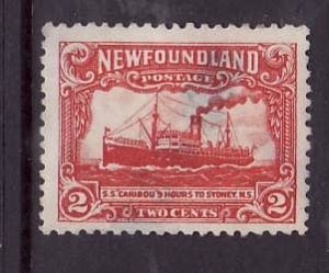 Newfoundland- Sc#164-used 2c Steamship-id14-1929-31-