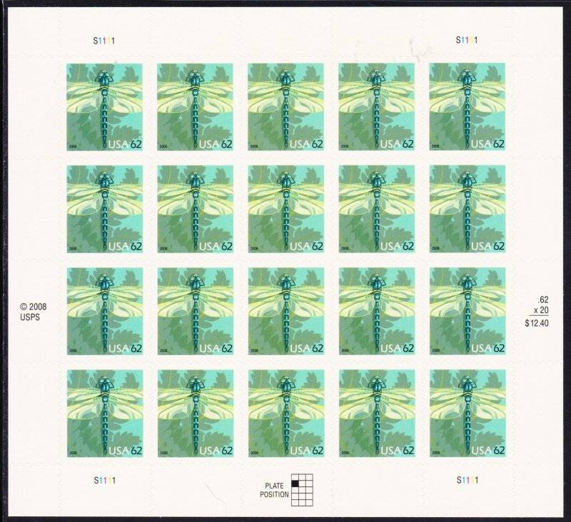 4267 Sheet of 20, MNH, XF