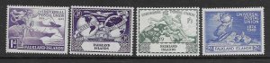 Falklands 103-6  1949  set  4 VF  LH