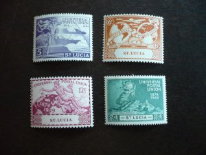 Stamps - St. Lucia - Scott# 131-134 - Mint Never Hinged Set of 4 Stamps