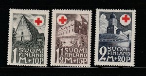 Finland B5-B7 Set MH Red Cross (B)