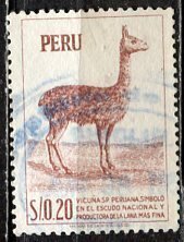 Peru; 1953: Sc. # 461: Used Single Stamp