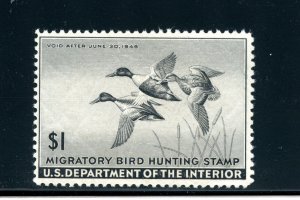 U.S. #RW12 (U181) Federal Duck 1945 Shoveller issue, MNH, F-VF, CV$100.00