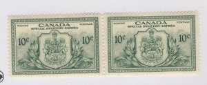 2x Canada Special Delivery Stamps;  Pair #E11-10c MNH VF Guide Value = $15.00