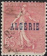 1924 Algeria  French Sower  SC# 26  Used