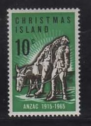 Christmas Islands MNH sc# 21 Donkey