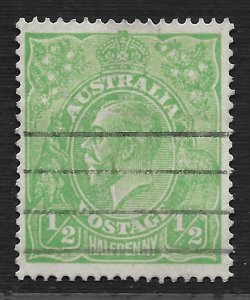 Australia #19 1/2p King George V