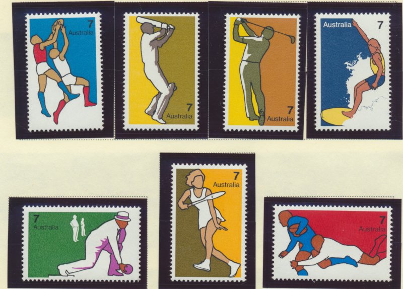 EDSROOM-6100 Australia 590-96 MNH Sports