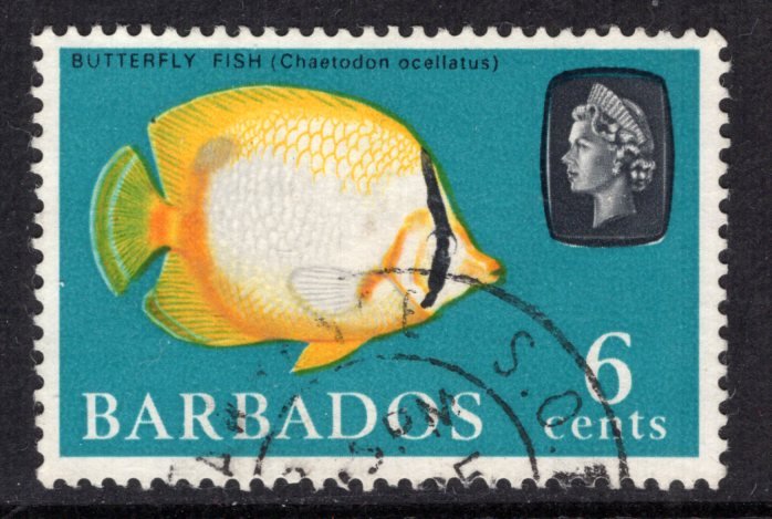 Barbados 272 Fish Used VF