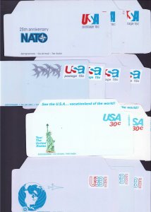 Postal Stationery Air Mail Letter Sheets Unused Mint All Shown