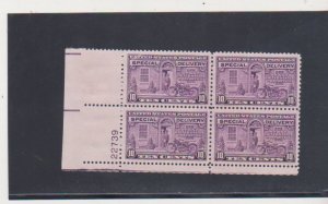 Scott # E15 - Plate Block - MNGNH - SCV-9.00