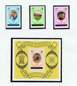 CAICOS ISLANDS 1981 ROYAL WEDDING