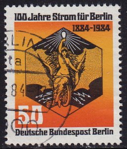 Germany Berlin - 1984 - Scott #9N492 - used - Electricity