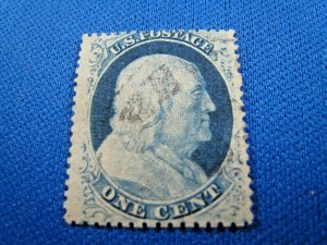 UNITED STATES, 1857 SCOTT #24  -  USED Type V  (#6)