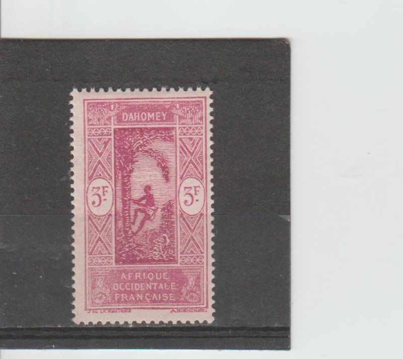Dahomey  Scott#  85  MNH  (1930 Man Climbing Oil Palm)