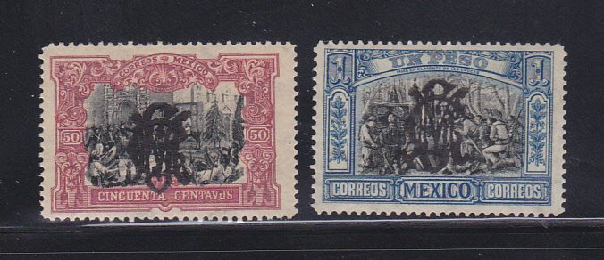 Mexico 463-464 MH Overprint