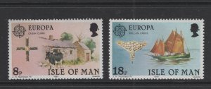 Isle of Man #191-92  (1981 Europa  set)  VFMNH  CV $0.75