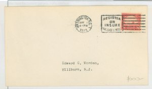 US 567 Nice Worden FDC; Scott catalog value is Italics - Scarce.