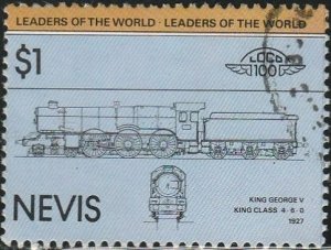 Nevis,  #207a Used From 1983-86