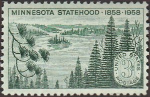 # 1106 MINT NEVER HINGED ( MNH ) MINNESOTA STATEHOOD    