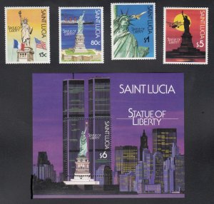 St. Lucia 880 - 883, 884 MNH