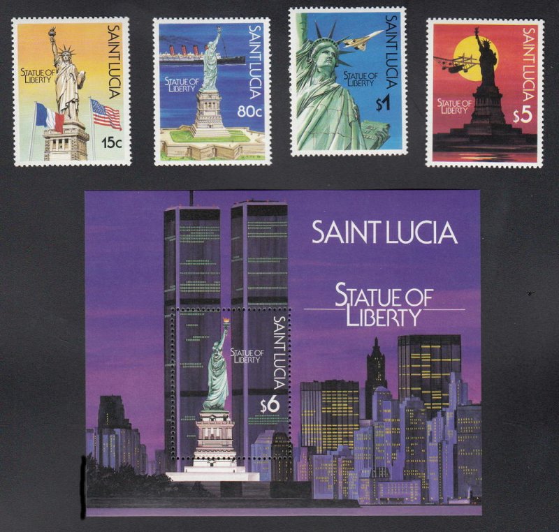 St. Lucia 880 - 883, 884 MNH
